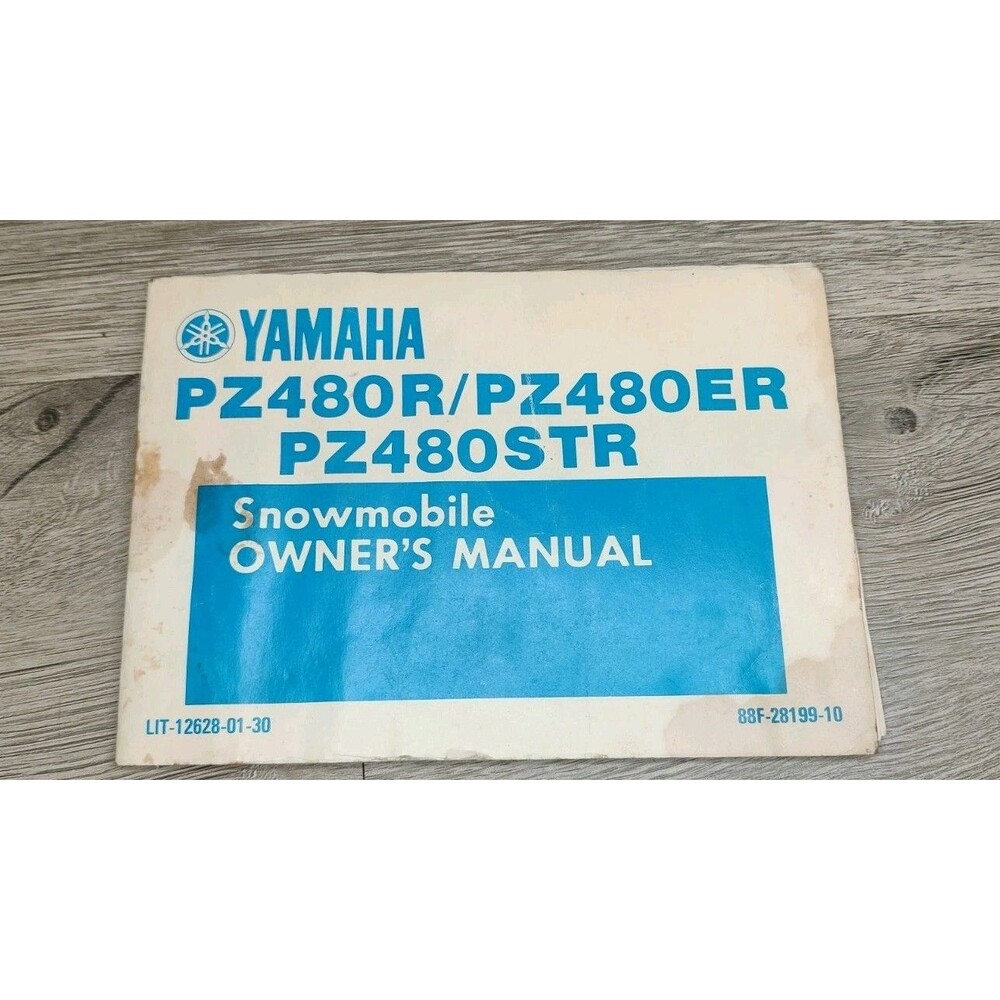 1991 Yamaha Phazer II Snowmobile Owners Manual PZ480R PZ480ER PZ480STR OEM 1990